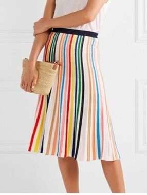 J. Crew rainbow knit skirt